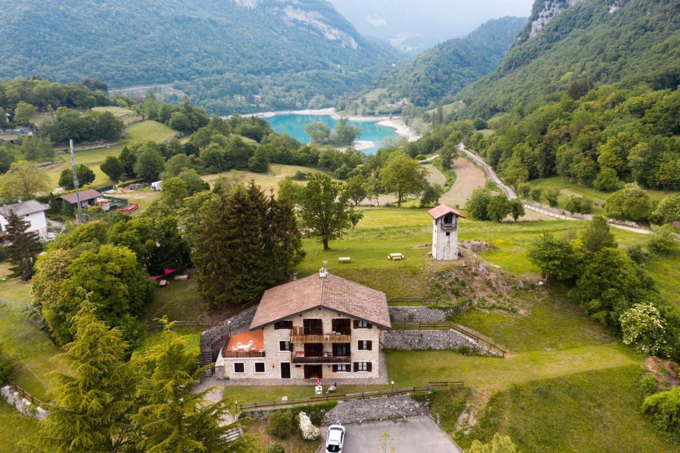 La Rustica Sul Lago Di Tenno Mansarda Exterior foto
